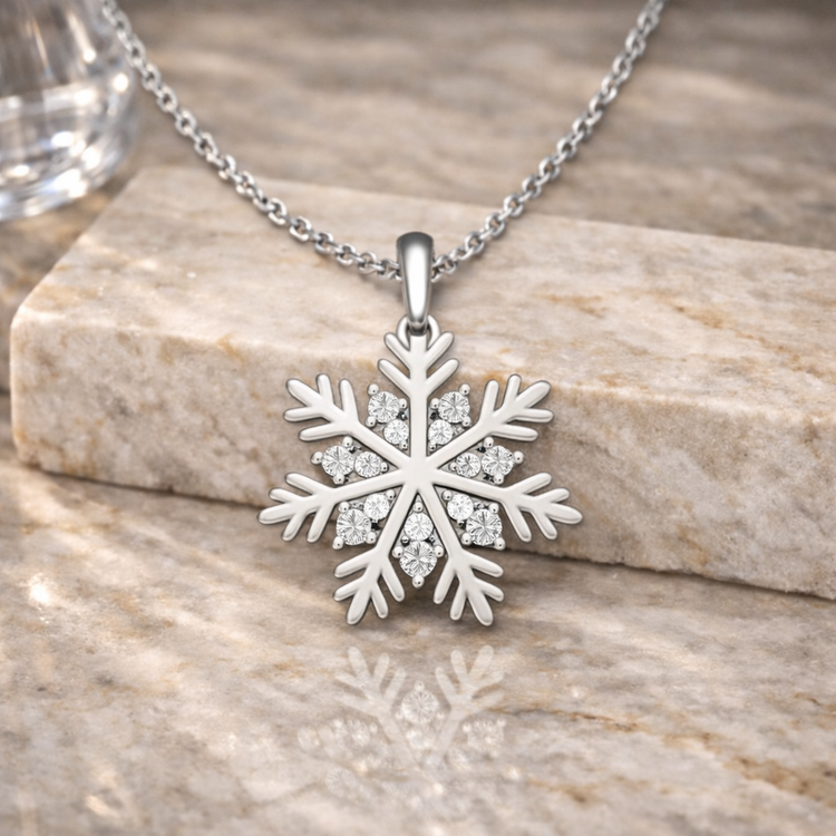 LUMEN • Snowflake Kolye 925 Gümüş