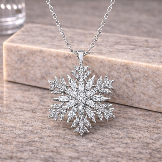 LUMEN • Snowflake Radiance Kolye 925 Gümüş